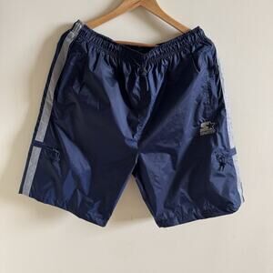 Vtg Starter Athletic Shorts Mens L Y2K 90's Windbreaker Utility Lined 5 Pockets